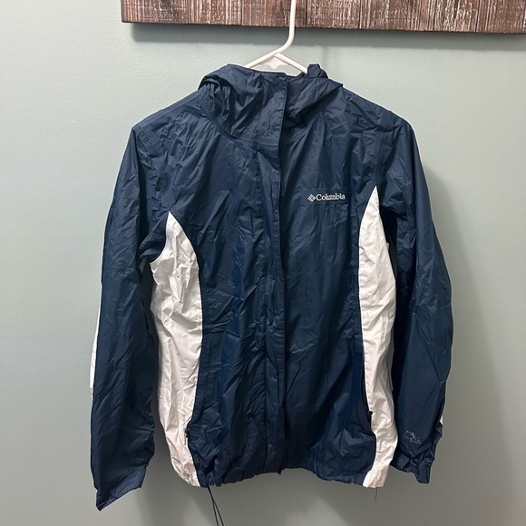 Columbia Jackets & Blazers - COLUMBIA Jacket Womens small Omni tech Hooded mesh lining  Aqua Blue